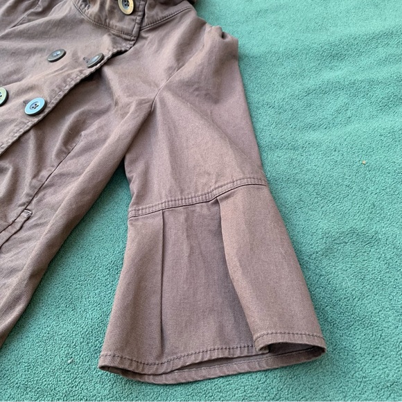 Brown Cropped Jacket - Picture 6 of 8